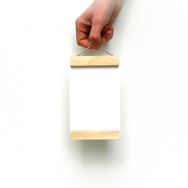 Cuelga prints madera lámina enmarcar marco print ilustración varilla palo colgador 10 centímetros A6 postales tarjetas