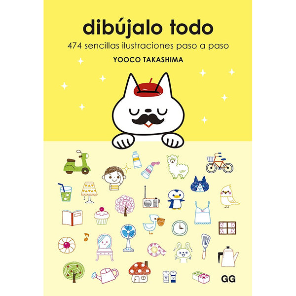 Portada del libro Dibújalo todo, para aprender a dibujar formas sencillas estilo kawaii