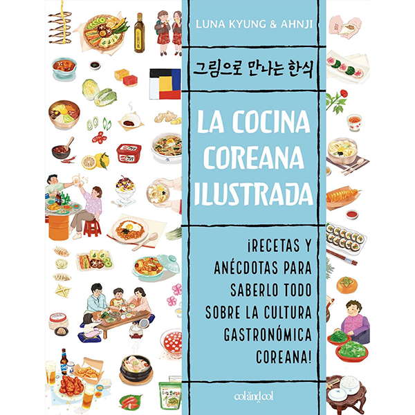 Libro ilustrado de recetas coreanas para conocer la cultura gastronómica de Corea