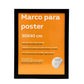 Marco negro prints láminas ilustración 30 x 40 cm plexiglás mdf madera poster cartel lámina print