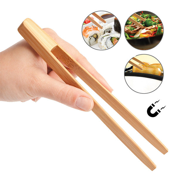 Algunas ideas de los alimentos que puedes manejar con unas pinzas de bambú