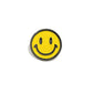 Pin de metal redondo con forma de Smiley, la carita sonriente amarilla