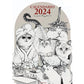 Portada del calendario de pared de laura agusti con ilustraciones de Gatos
