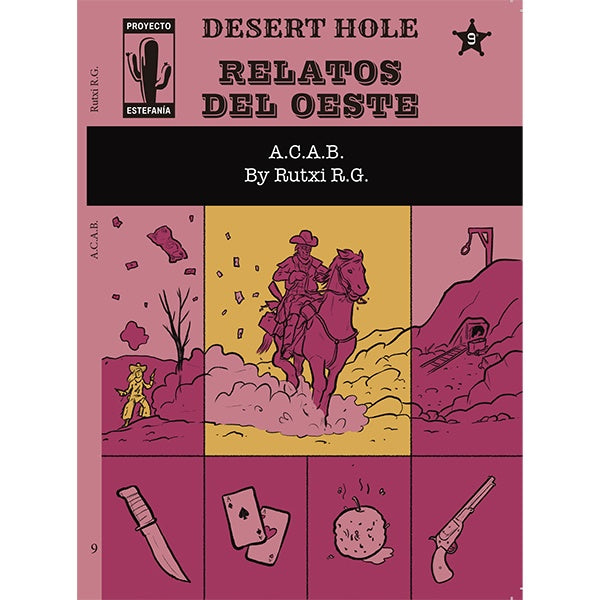portada de una novela del oeste de Proyecto Estefanía